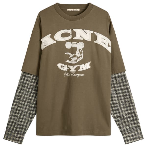 Футболка Exford U с длинным рукавом Gym Bro Check, многослойная Acne Studios, зеленый
Футболка Exford U с длинным рукавом Gym Bro Check, многослойная Acne Studios, зеленый