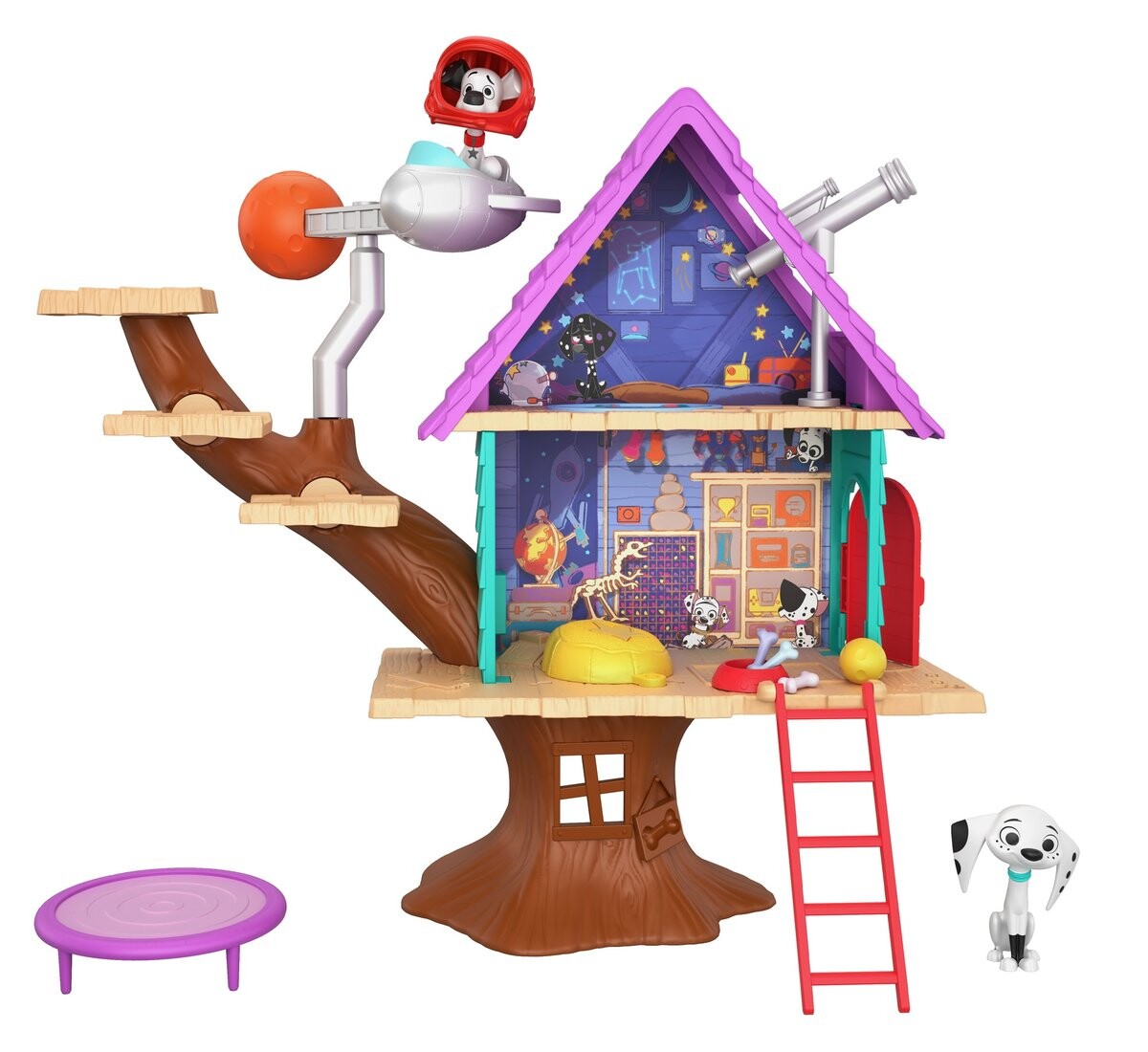 101 далматинец, Домик Дилана на дереве, набор Mattel 
101 далматинец, Домик Дилана на дереве, набор Mattel