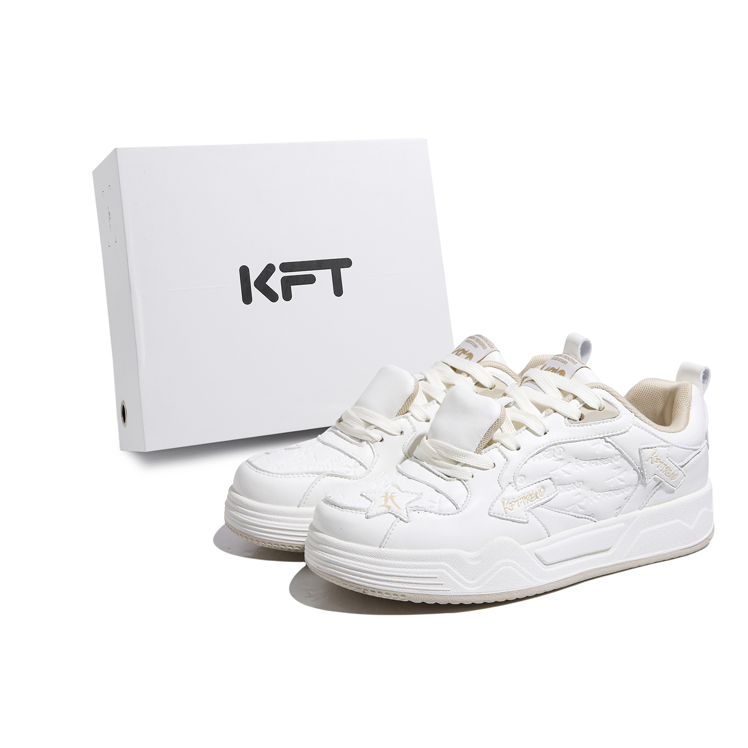 KFT Антискользящие и износостойкие низкие скейтерские кроссовки для увеличения роста унисекс - миндальный белый, цвет Almond White
KFT Антискользящие и износостойкие низкие скейтерские кроссовки для увеличения роста унисекс - миндальный белый, цвет Almond White
