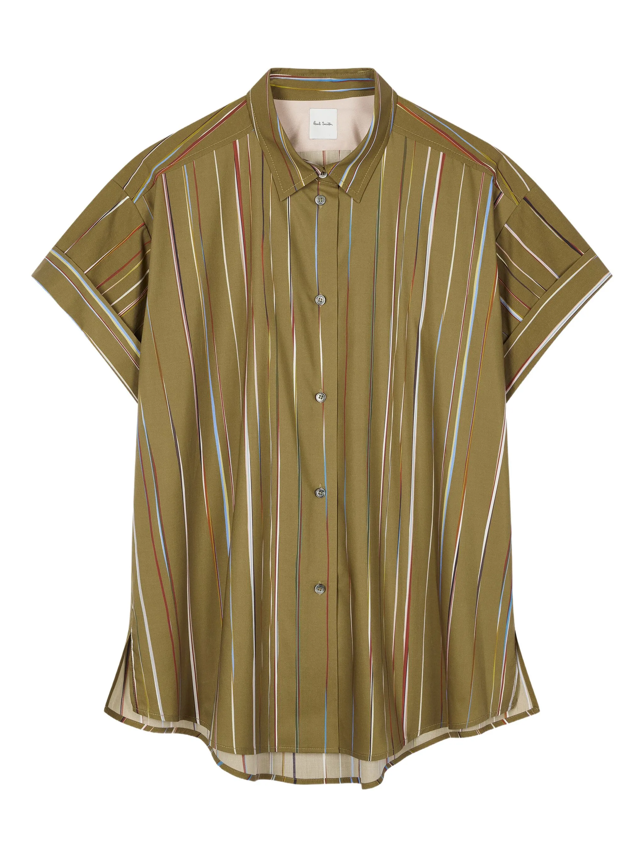 Полосатая рубашка на пуговицах Paul Smith, зеленый
Полосатая рубашка на пуговицах Paul Smith, зеленый