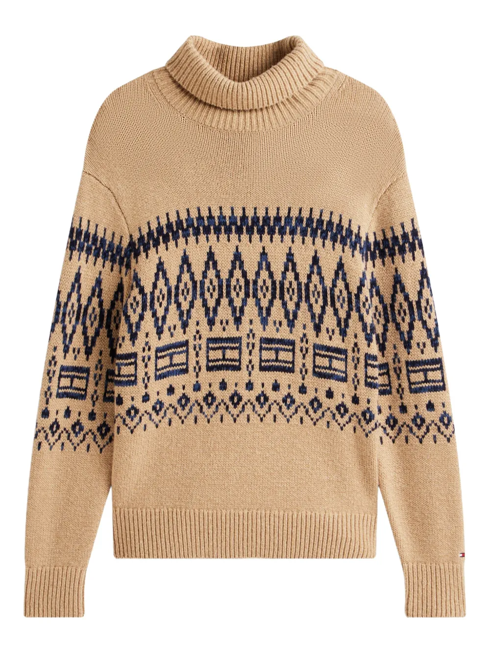 Свитер с узором и воротником-гольф Tommy Hilfiger, светло-коричневый
Свитер с узором и воротником-гольф Tommy Hilfiger, светло-коричневый