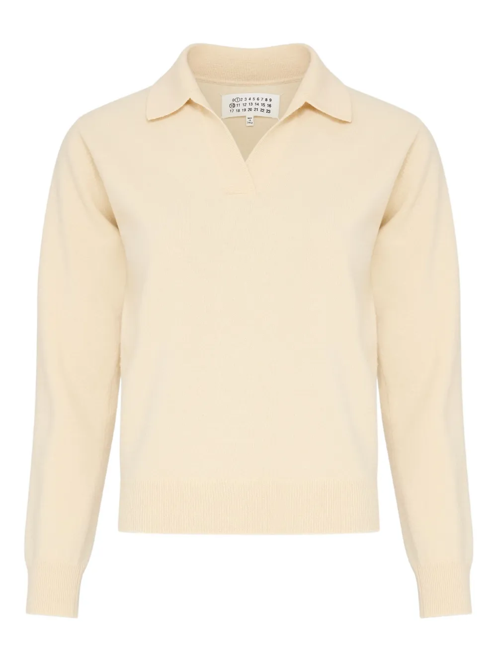 Рубашка поло из вирджинской шерсти MAISON MARGIELA, нейтральный
Рубашка поло из вирджинской шерсти MAISON MARGIELA, нейтральный