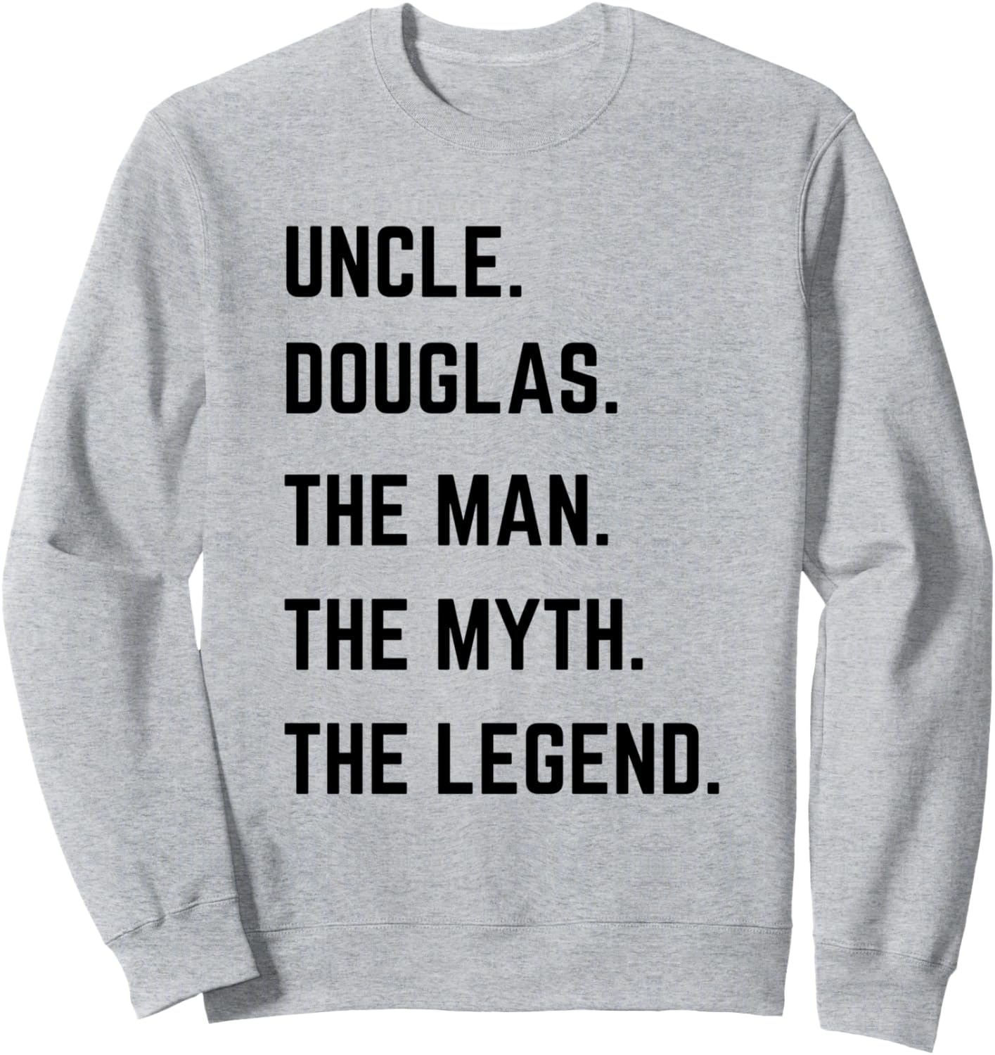 Толстовка ко Дню отца «Дядя Дуглас: Человек, Миф, Легенда» Uncle The Man The Myth The Legend Mens Gifts, серый
Толстовка ко Дню отца «Дядя Дуглас: Человек, Миф, Легенда» Uncle The Man The Myth The Legend Mens Gifts, серый