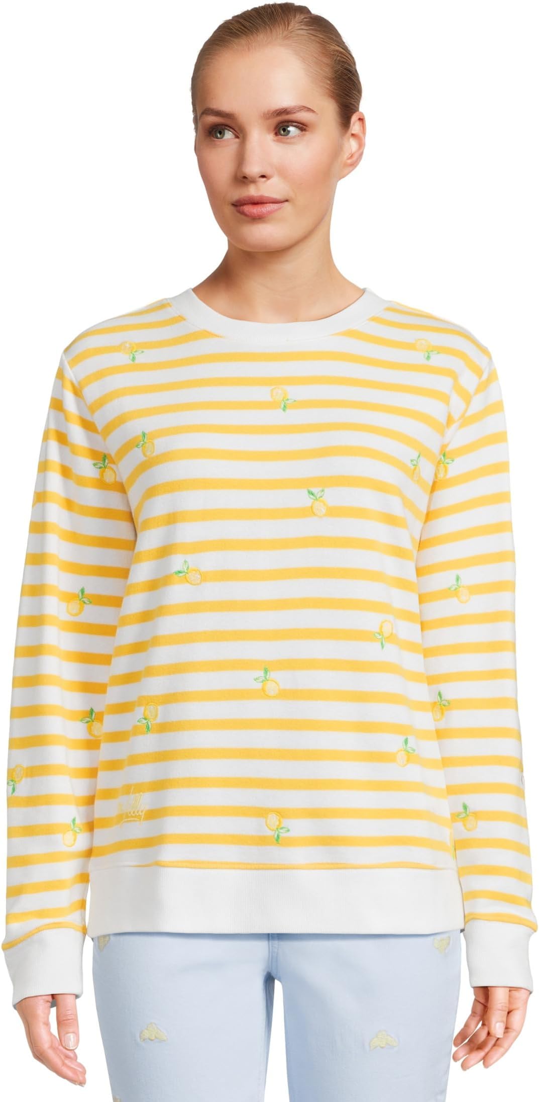 Толстовка Lilly Pulitzer Ballad Long Sleeve Sweatshirt, цвет Honeycomb X Resort White Make Lemonade Half Drop Embroidery
Толстовка Lilly Pulitzer Ballad Long Sleeve Sweatshirt, цвет Honeycomb X Resort White Make Lemonade Half Drop Embroidery