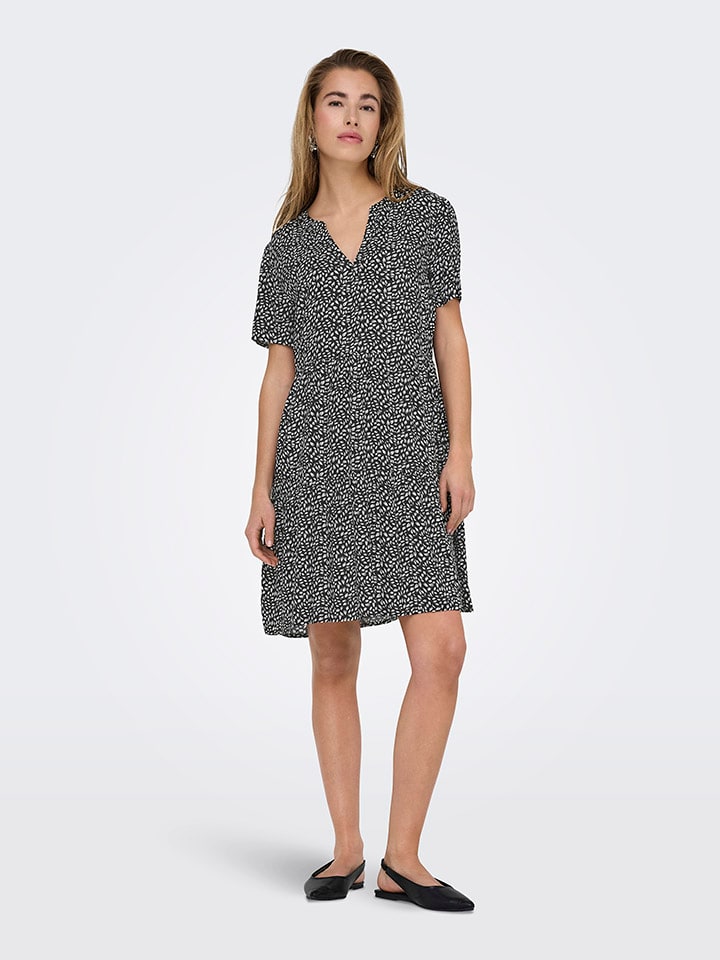 Платье до колена ONLY, черный/белый
Платье до колена ONLY, черный/белый