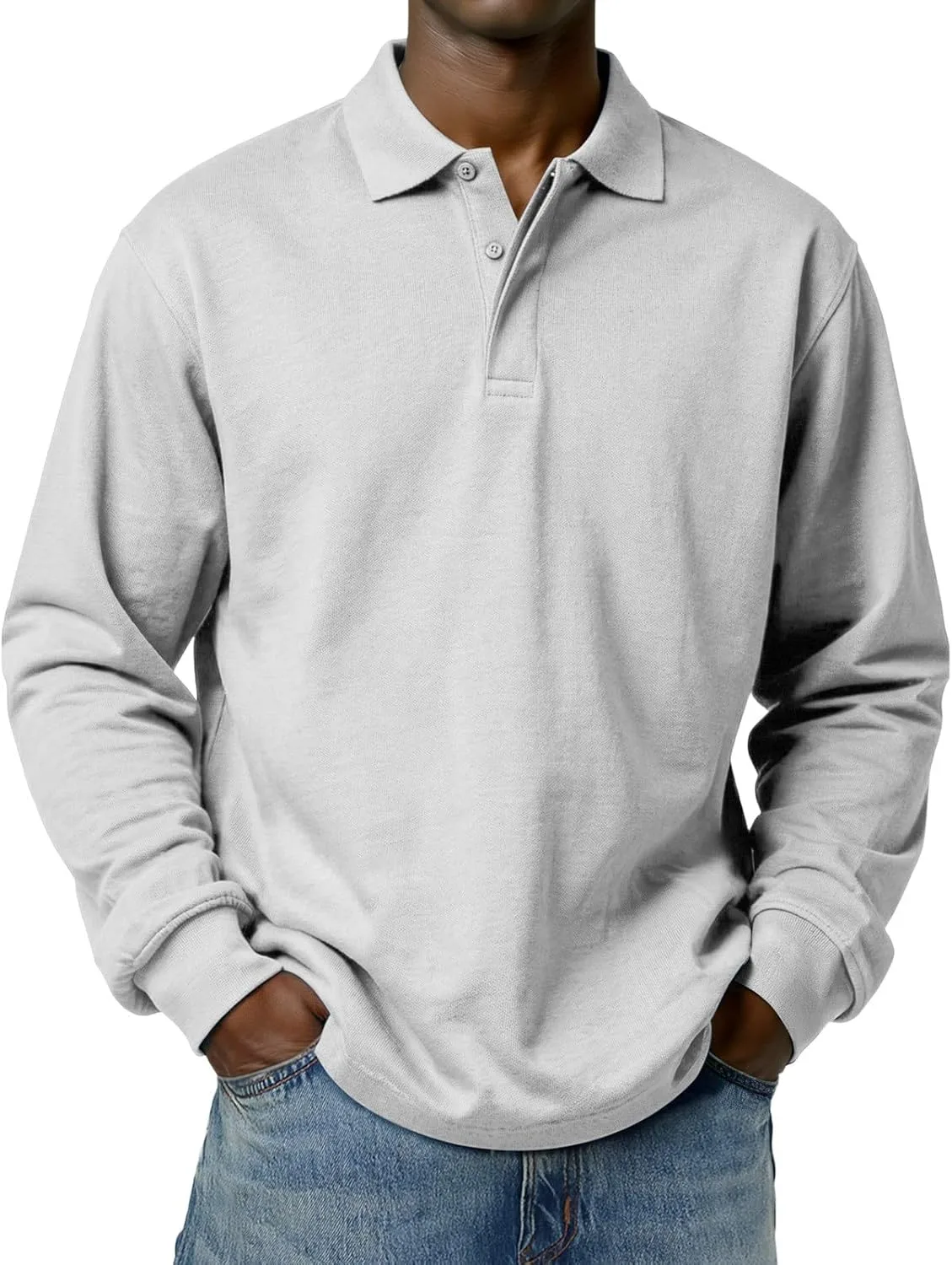 Мужская классическая поло с длинным рукавом lopmou
Мужская классическая поло с длинным рукавом lopmou