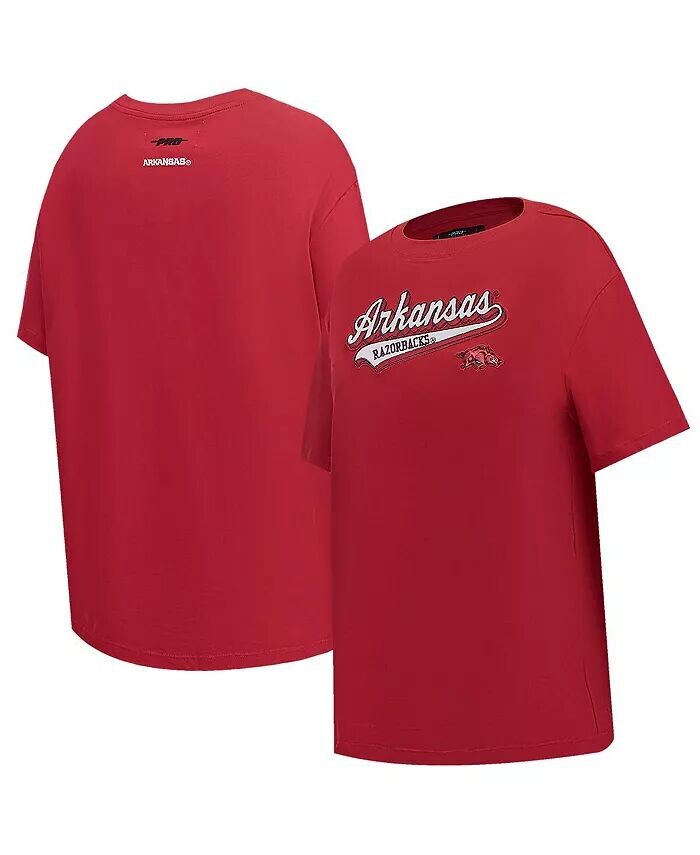 Женская футболка-бойфренд оверсайз с надписью Cardinal Arkansas Razorbacks Pro Standard, красный
Женская футболка-бойфренд оверсайз с надписью Cardinal Arkansas Razorbacks Pro Standard, красный