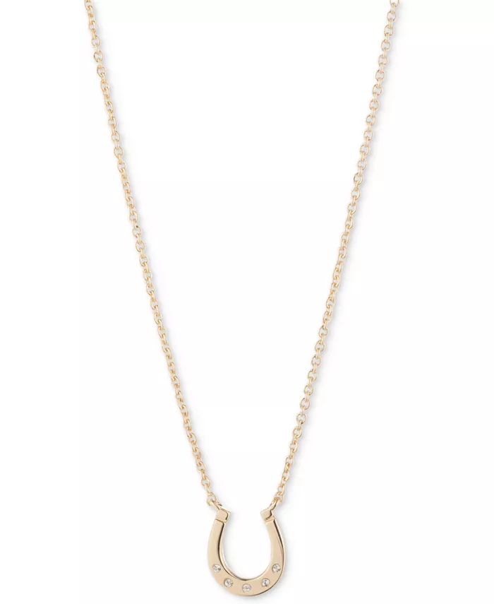 Ожерелье с подвеской в виде подковы с паве, 16 дюймов + удлинитель 3 дюйма Lauren Ralph Lauren, золотой
Ожерелье с подвеской в виде подковы с паве, 16 дюймов + удлинитель 3 дюйма Lauren Ralph Lauren, золотой