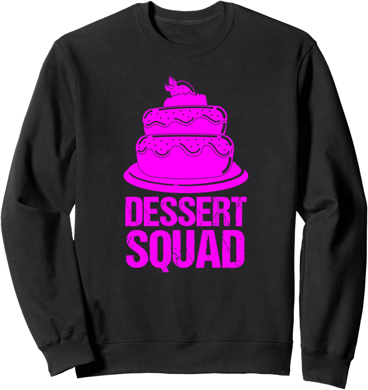 Dessert Squad - Забавная толстовка для любителей десертов, черная, размер S
Dessert Squad - Забавная толстовка для любителей десертов, черная, размер S