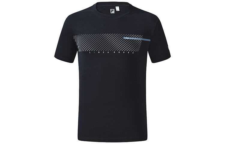 Футболка мужская легкая атлетика королевского синего цвета Fila, синий 
Футболка мужская легкая атлетика королевского синего цвета Fila, синий