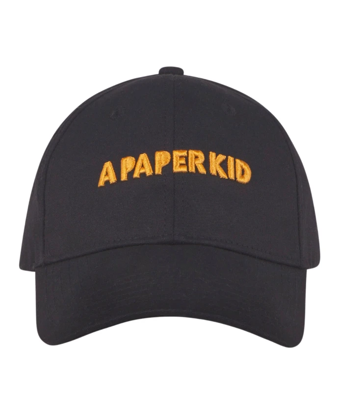 Вышитая бейсболка A Paper Kid, черный
Вышитая бейсболка A Paper Kid, черный