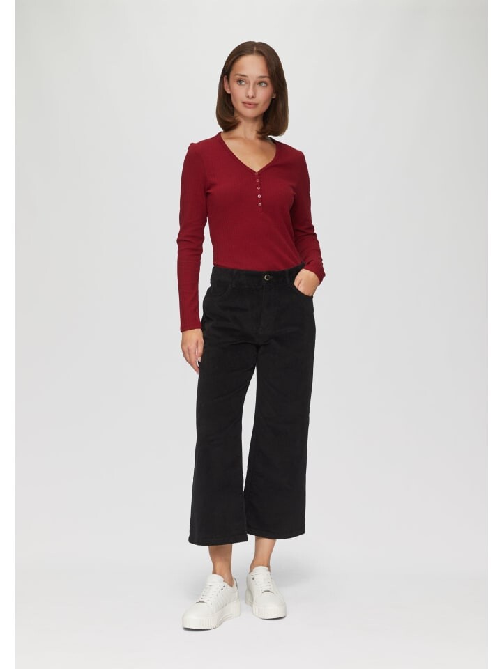 Тканевые брюки sOliver 3/4, черный
Тканевые брюки sOliver 3/4, черный