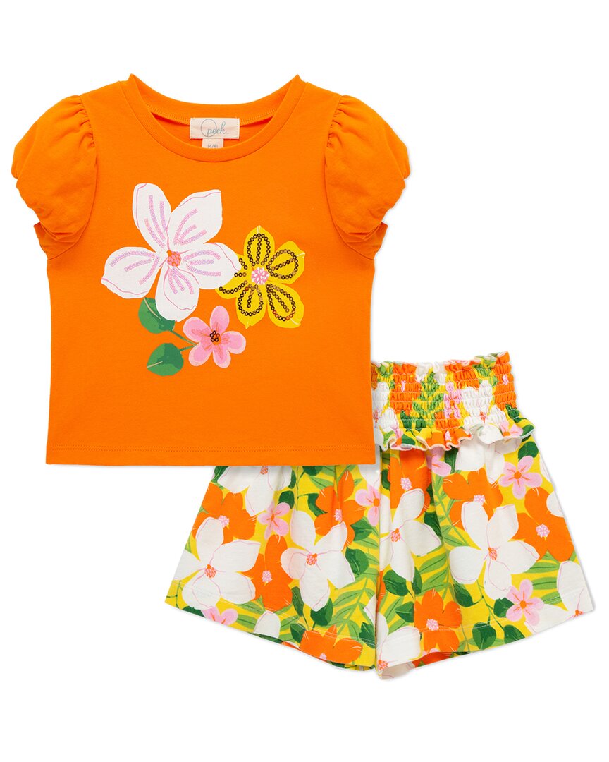 Детский комплект Magnolia Peek, оранжевый 
Детский комплект Magnolia Peek, оранжевый