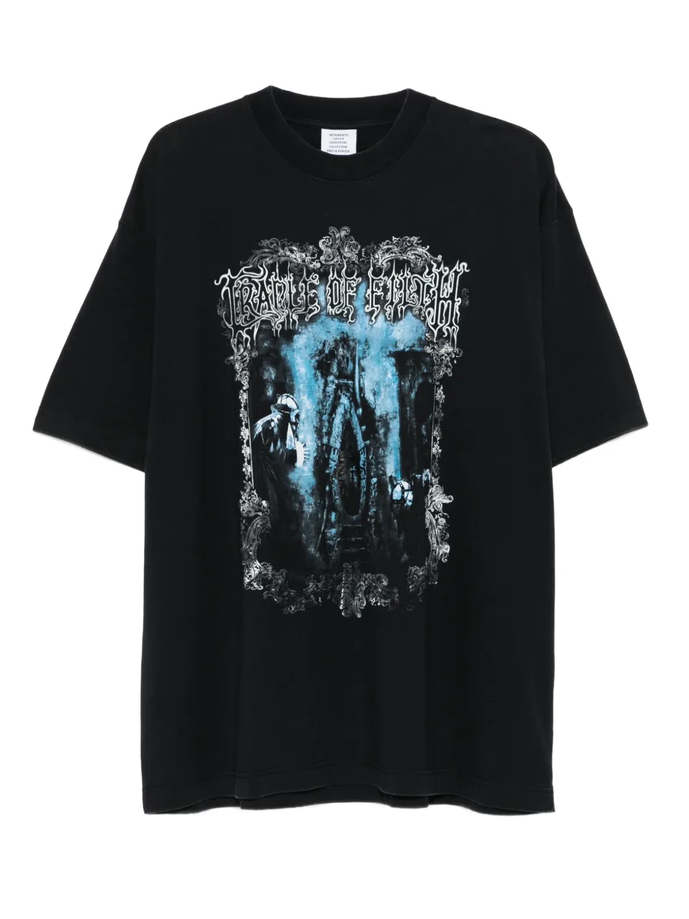 Футболка с графическим принтом Vetements, черный
Футболка с графическим принтом Vetements, черный