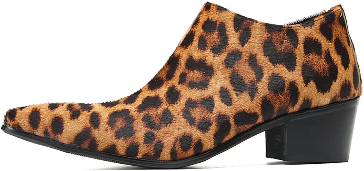 Мужские замшевые ботинки челси слипоны Santimon - повседневные и вечерние западные туфли с каблуком, лоферы с заостренным носком для бальных танцев, баров и вечеринок, леопардовый принт
Мужские замшевые ботинки челси слипоны Santimon - повседневные и вечерние западные туфли с каблуком, лоферы с заостренным носком для бальных танцев, баров и вечеринок, леопардовый принт