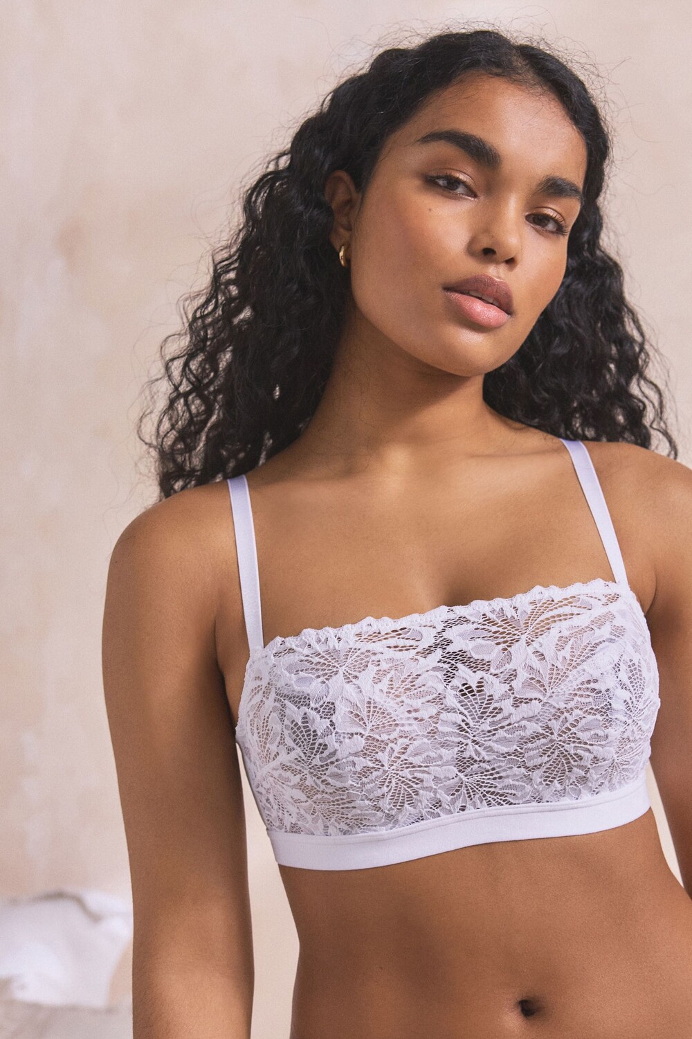 Удобный кружевной бюстгальтер Next, белый
Удобный кружевной бюстгальтер Next, белый