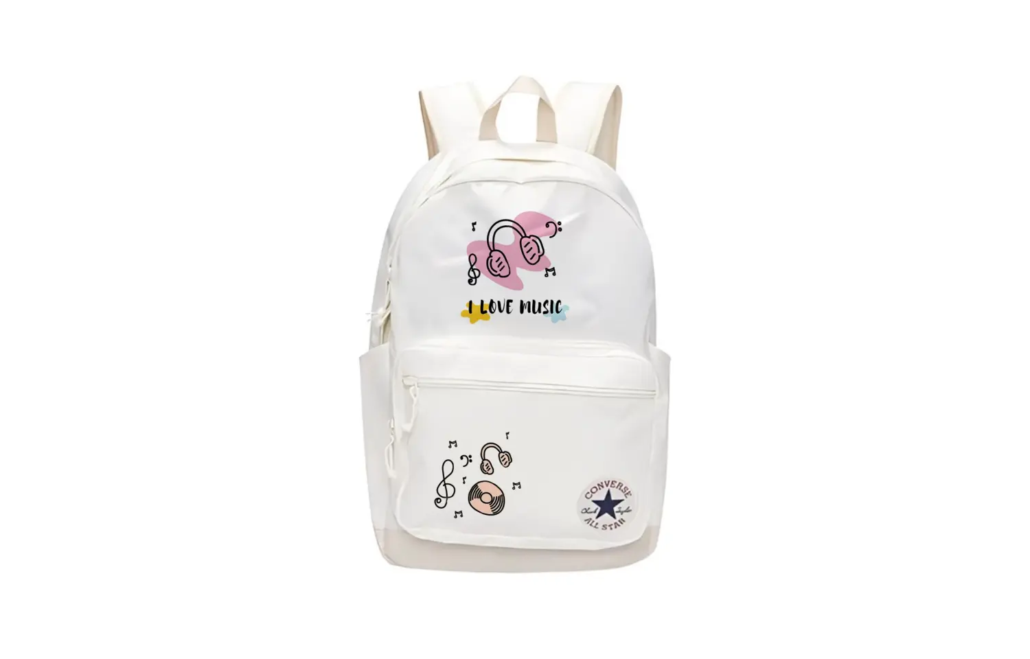 Converse Полиэстеровый рюкзак обычный унисекс белый, Musical melody
Converse Полиэстеровый рюкзак обычный унисекс белый, Musical melody