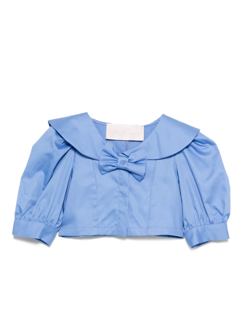 Рубашка с закругленным воротником Miss Blumarine, синий
Рубашка с закругленным воротником Miss Blumarine, синий