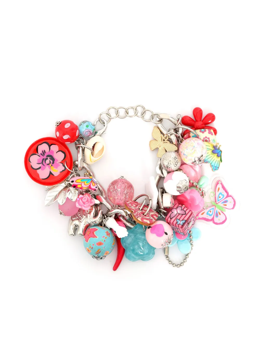 Цепочный браслет с подвесками Amir Slama, серебяный
Цепочный браслет с подвесками Amir Slama, серебяный