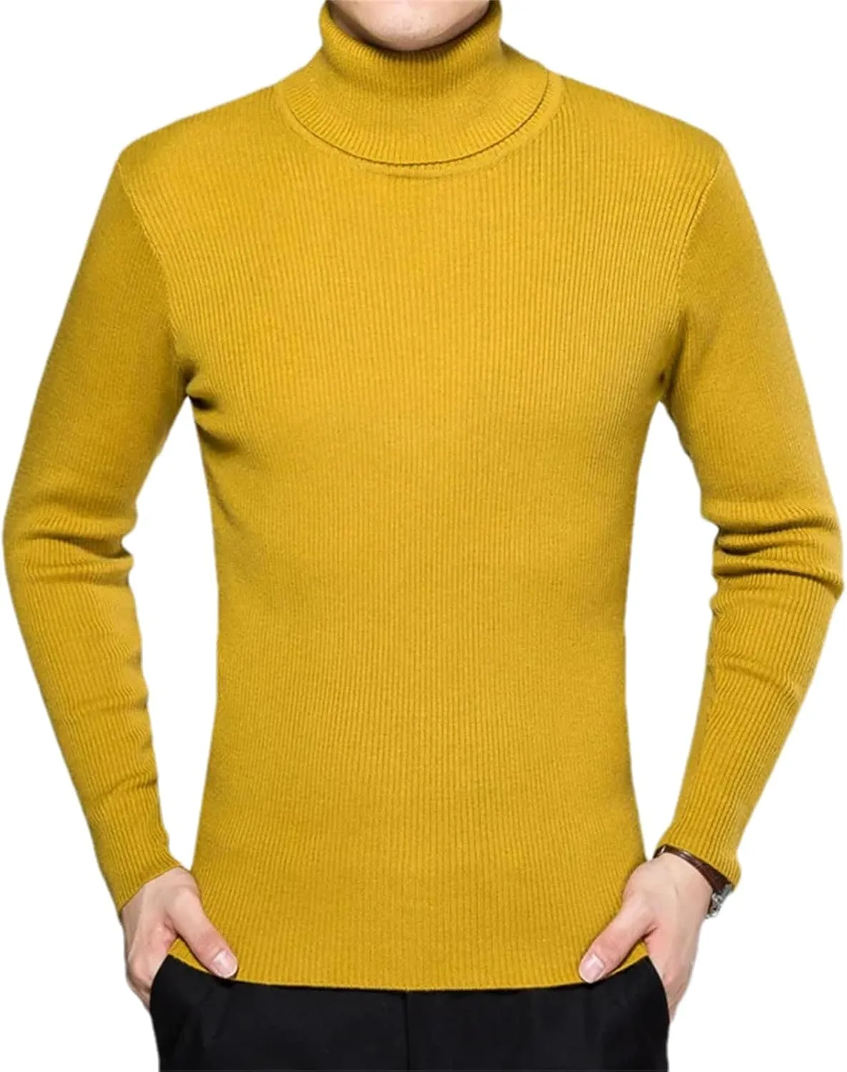 Мужской водолазный свитер Slim Fit с длинным рукавом
Мужской водолазный свитер Slim Fit с длинным рукавом