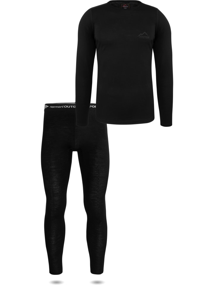 Normani Outdoor Sports Мужской комплект нижнего белья из мериносовой шерсти, Мельбурн/Сидней, черный
Normani Outdoor Sports Мужской комплект нижнего белья из мериносовой шерсти, Мельбурн/Сидней, черный