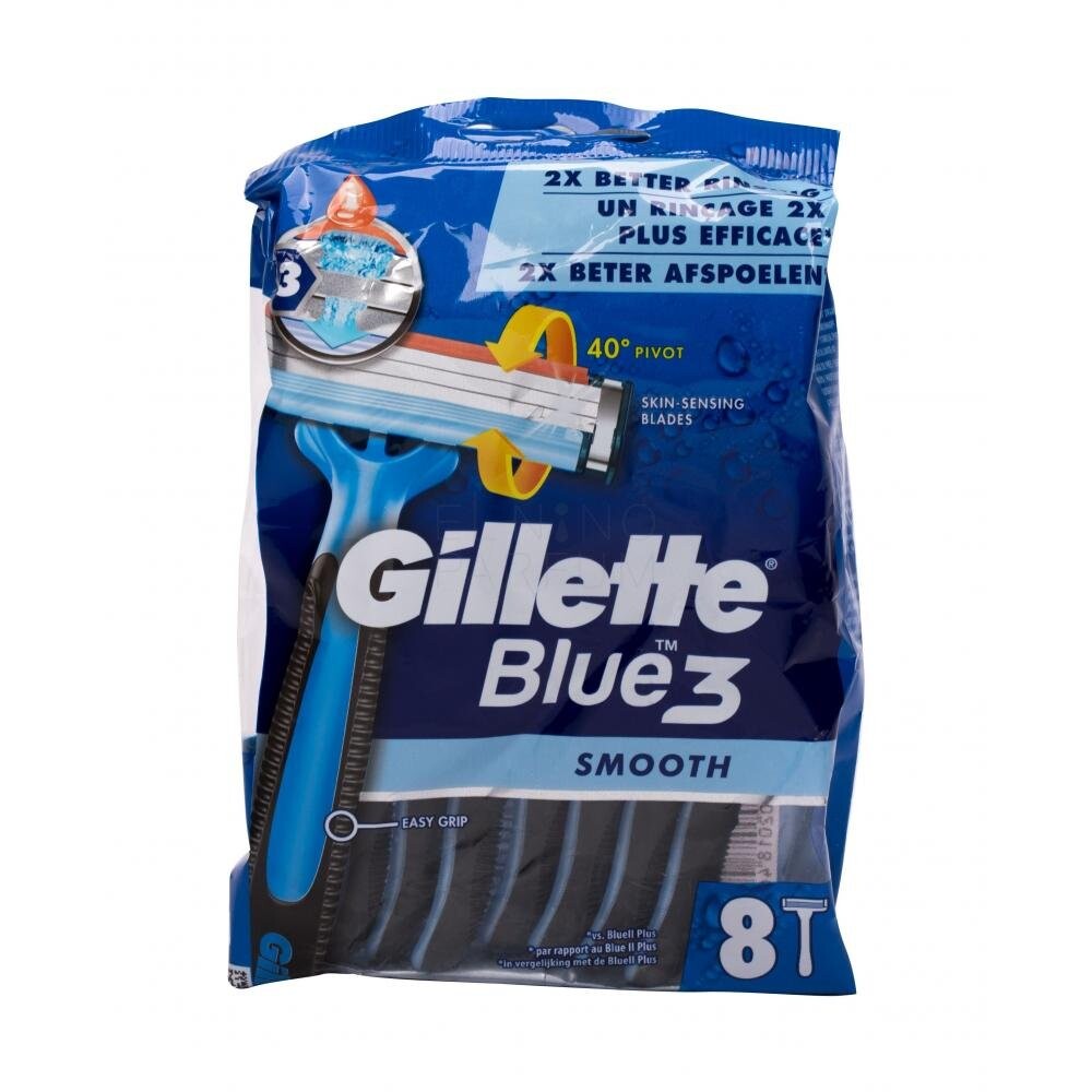 Gillette Blue3 Smooth одноразовые 8 шт
Gillette Blue3 Smooth одноразовые 8 шт
