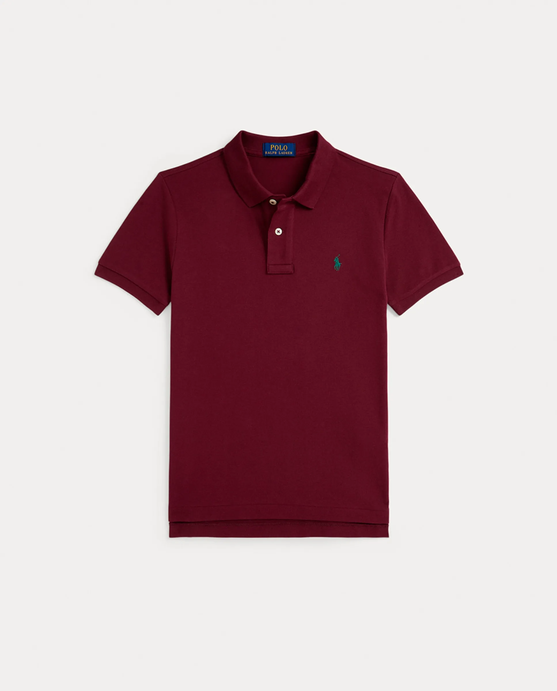 Детское поло из пике Slim Fit Polo Ralph Lauren, бордовый
Детское поло из пике Slim Fit Polo Ralph Lauren, бордовый
