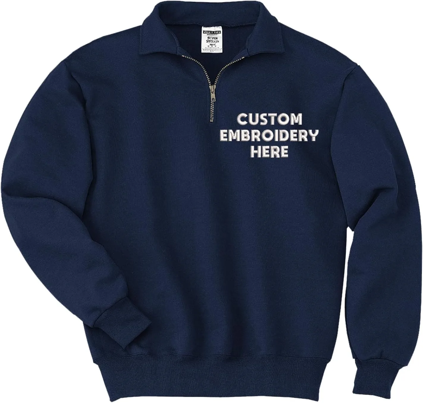 Индивидуальная вышивка на свитере quarter zip, логотип компании LOGO IMPRESSION
Индивидуальная вышивка на свитере quarter zip, логотип компании LOGO IMPRESSION