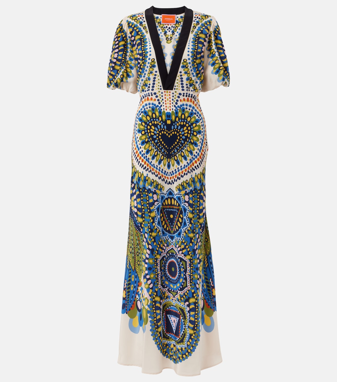 Шелковое макси-платье Марлен La DoubleJ, Chakra Placée 
Шелковое макси-платье Марлен La DoubleJ, Chakra Placée