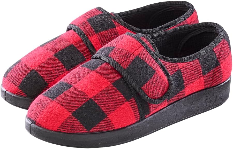 Мужские удобные широкие тапочки на застежке с адаптивной одеждой и обувью Silvert's для пожилых людей Silvert'S Adaptive Clothing & Footwear, красный
Мужские удобные широкие тапочки на застежке с адаптивной одеждой и обувью Silvert's для пожилых людей Silvert'S Adaptive Clothing & Footwear, красный