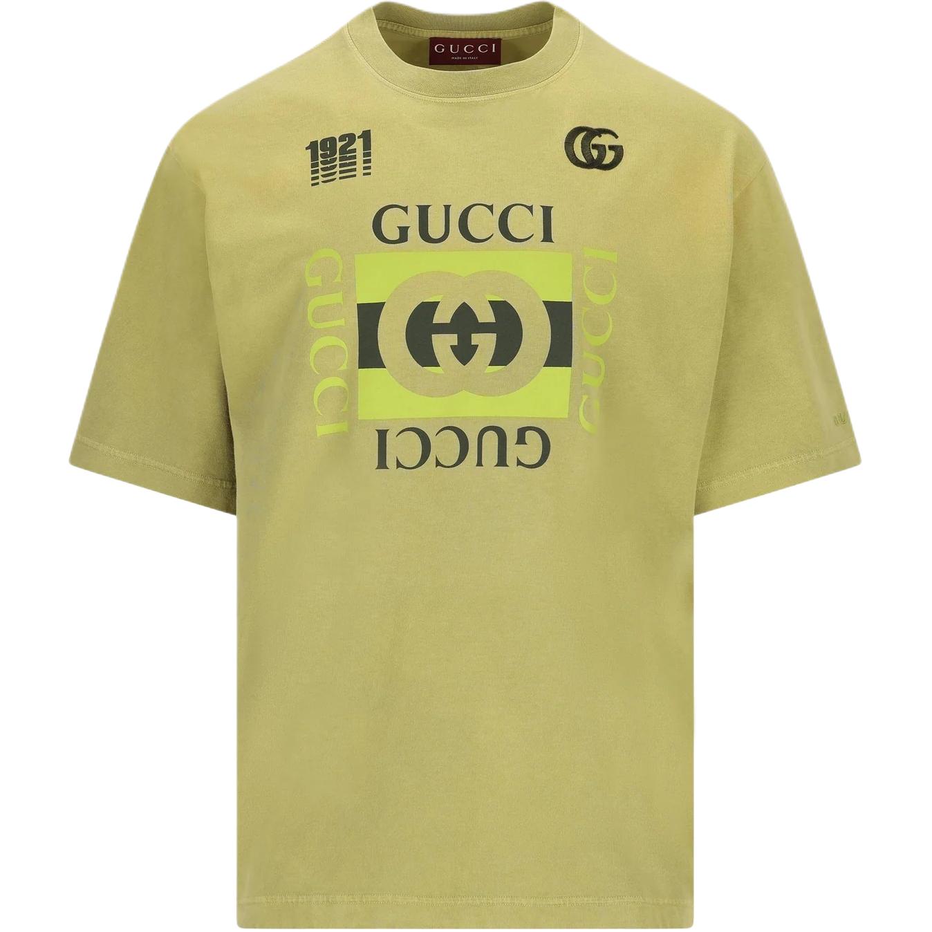 Футболка из печатного хлопкового джерси GUCCI, зеленый
Футболка из печатного хлопкового джерси GUCCI, зеленый