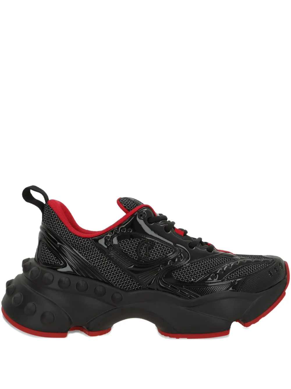 Кроссовки с панельным дизайном на шнуровке Christian Louboutin, черный
Кроссовки с панельным дизайном на шнуровке Christian Louboutin, черный