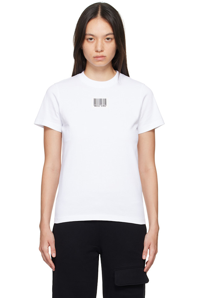 Футболка с баркодом Moschino, белый
Футболка с баркодом Moschino, белый