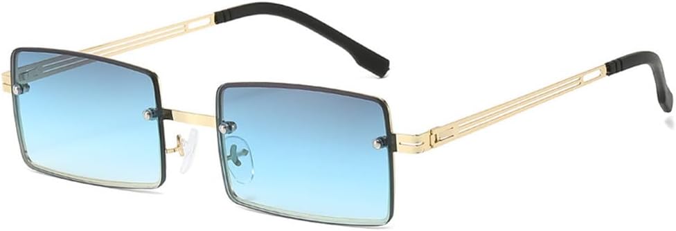 Модные роскошные солнцезащитные очки без оправы для женщин, градиентные солнцезащитные очки в стиле ретро, летние очки для путешествий, защита от ультрафиолета UV400 TKKTLLT, Gray Blue
Модные роскошные солнцезащитные очки без оправы для женщин, градиентные солнцезащитные очки в стиле ретро, летние очки для путешествий, защита от ультрафиолета UV400 TKKTLLT, Gray Blue