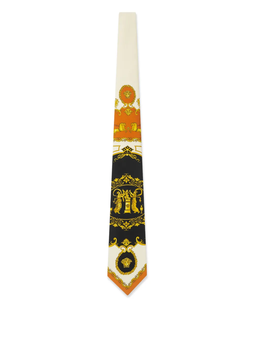 Галстук с принтом Medusa Versace, кремовый
Галстук с принтом Medusa Versace, кремовый