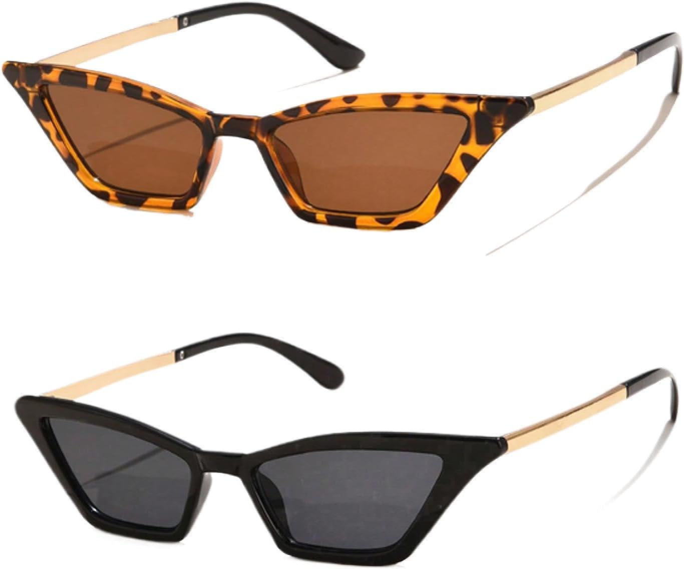 Солнцезащитные очки с защитой от УФ-излучения UV400 | «Кошачий глаз», металлизированная оправа, черный леопардовый принт | Для женщин и мужчин, для занятий спортом на открытом воздухе и вождения DSVIGF, 2pcs Z03
Солнцезащитные очки с защитой от УФ-излучения UV400 | «Кошачий глаз», металлизированная оправа, черный леопардовый принт | Для женщин и мужчин, для занятий спортом на открытом воздухе и вождения DSVIGF, 2pcs Z03