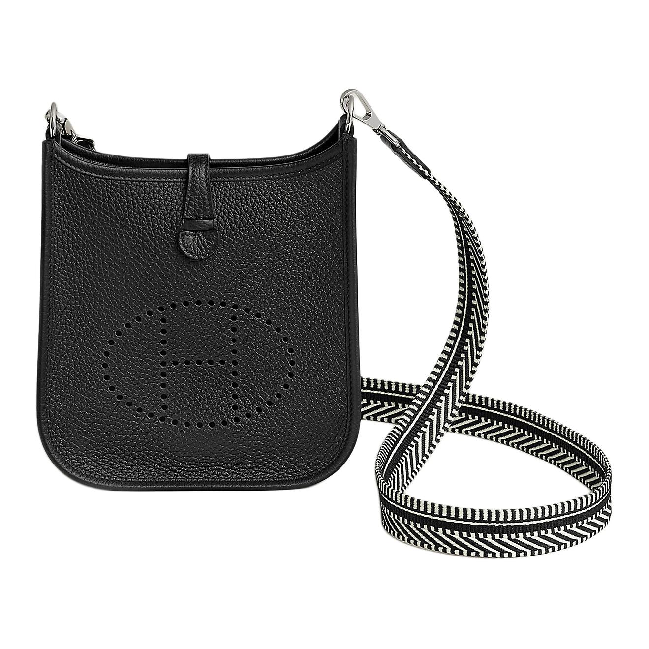 HERMES Сумка через плечо Evelyne Clemence Calfskin, женская, черная
HERMES Сумка через плечо Evelyne Clemence Calfskin, женская, черная