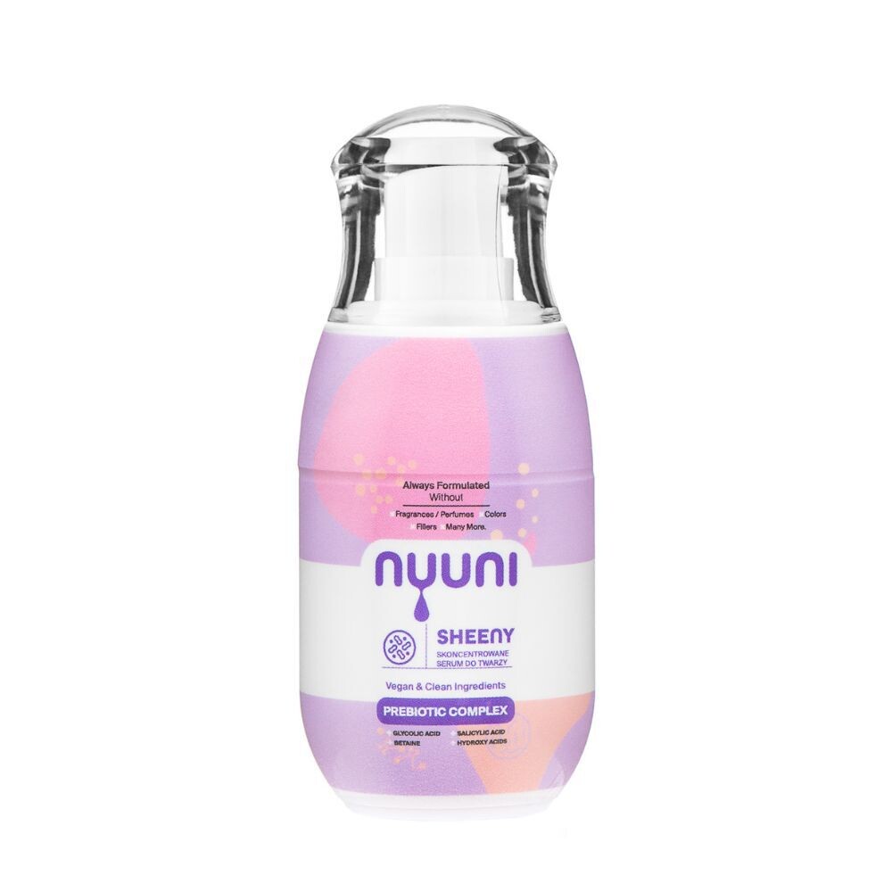 Концентрированная отшелушивающая и регенерирующая сыворотка для лица Nuuni Sheeny, 30 мл
Концентрированная отшелушивающая и регенерирующая сыворотка для лица Nuuni Sheeny, 30 мл