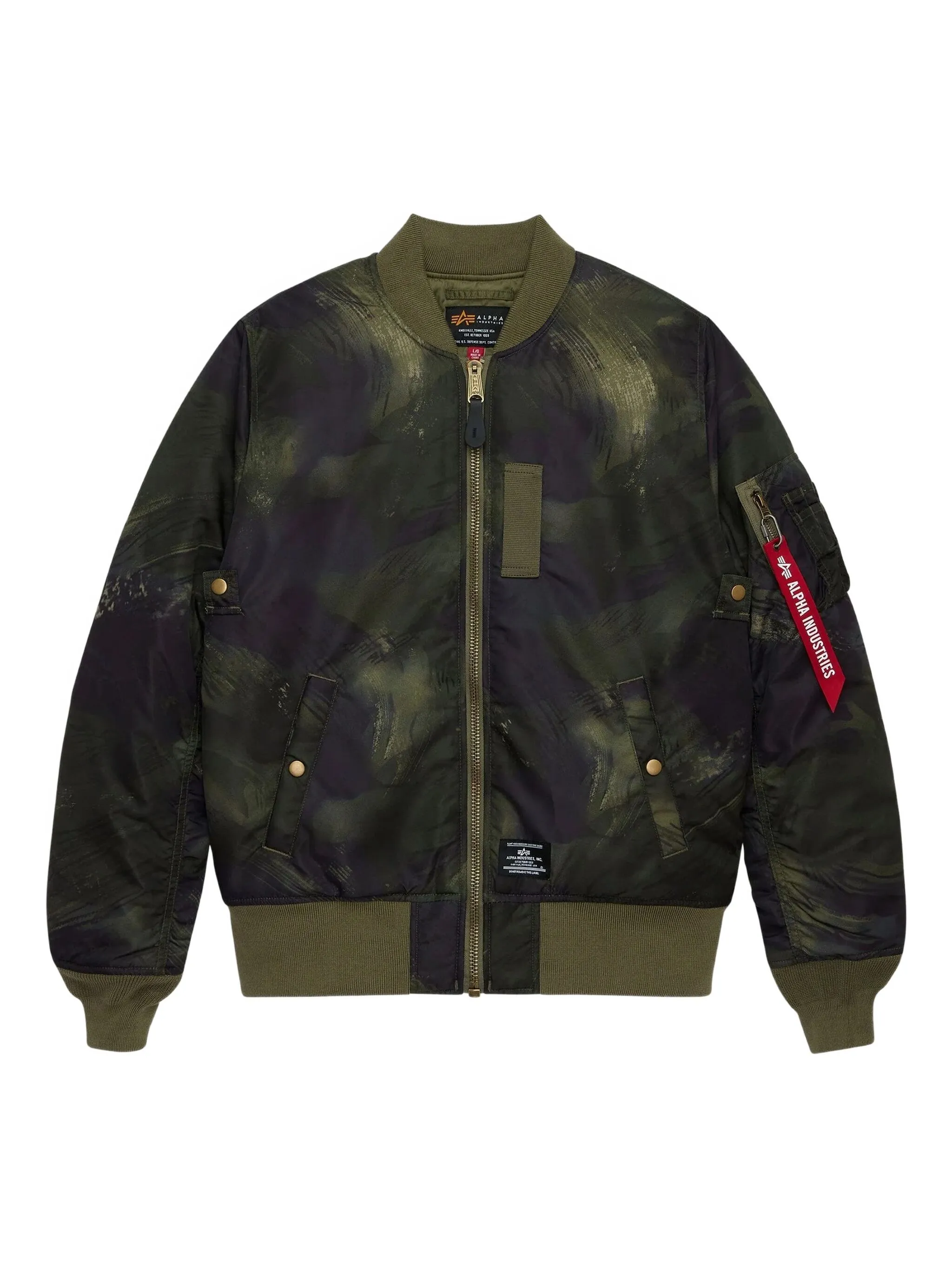 Куртка MA-1 с камуфляжным принтом Alpha Industries, зеленый
Куртка MA-1 с камуфляжным принтом Alpha Industries, зеленый