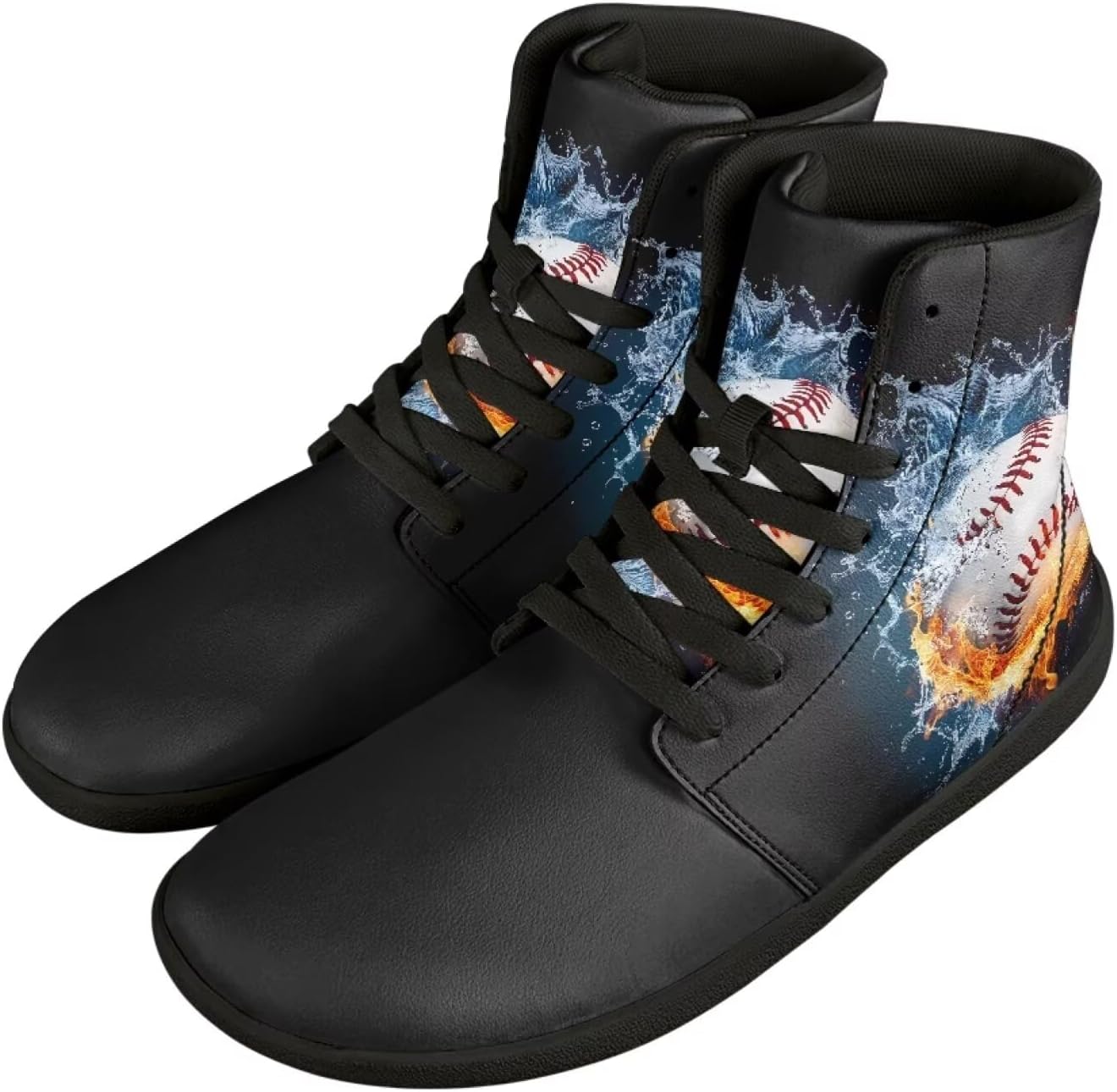 Мужские широкие высокие минималистичные сникеры с босоножкой, подошвой нулевого перепада, для ходьбы, на шнуровке, на молнии, тренировочные и беговые кроссовки, модные сникеры Chririnla, Water and Fire Baseball
Мужские широкие высокие минималистичные сникеры с босоножкой, подошвой нулевого перепада, для ходьбы, на шнуровке, на молнии, тренировочные и беговые кроссовки, модные сникеры Chririnla, Water and Fire Baseball