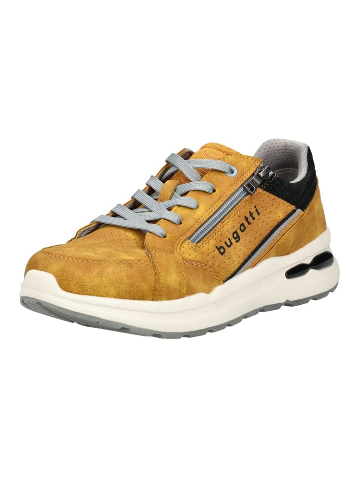 Кроссовки на шнуровке Bugatti, желтый
Кроссовки на шнуровке Bugatti, желтый