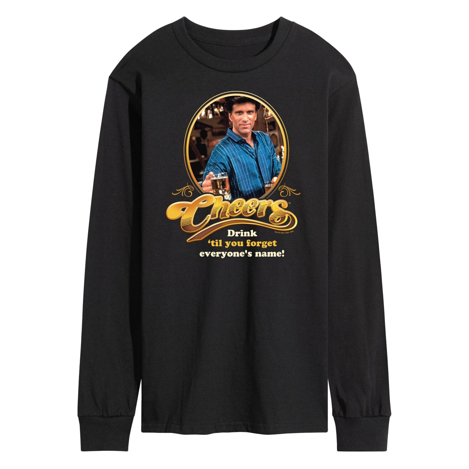 Мужская футболка Cheers Drink Till You Forget с длинными рукавами Licensed Character
Мужская футболка Cheers Drink Till You Forget с длинными рукавами Licensed Character