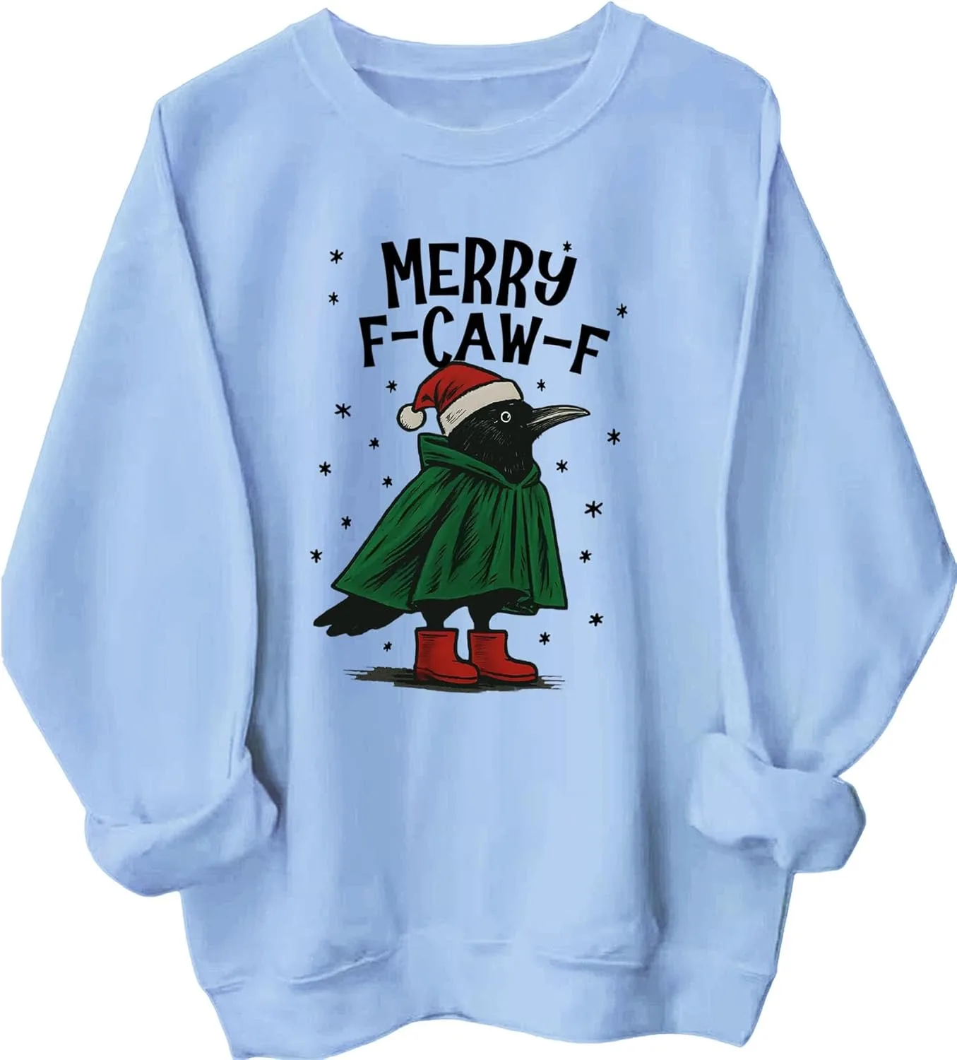 Веселый рождественский свитшот с вороном Batclock
Веселый рождественский свитшот с вороном Batclock