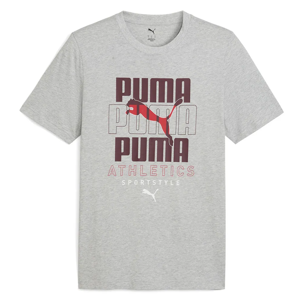 Футболка с коротким рукавом Puma Graphic Stacked Graphic, серый
Футболка с коротким рукавом Puma Graphic Stacked Graphic, серый