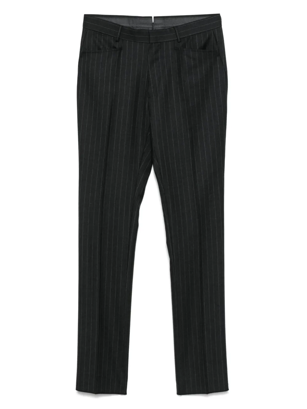 Полосатые брюки прямого кроя TOM FORD, серый
Полосатые брюки прямого кроя TOM FORD, серый