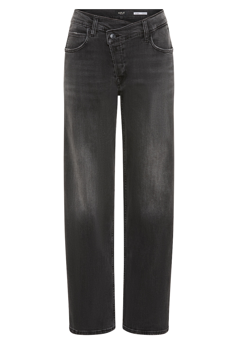 Джинсы с широкими штанинами REPLAY, антрацит
Джинсы с широкими штанинами REPLAY, антрацит