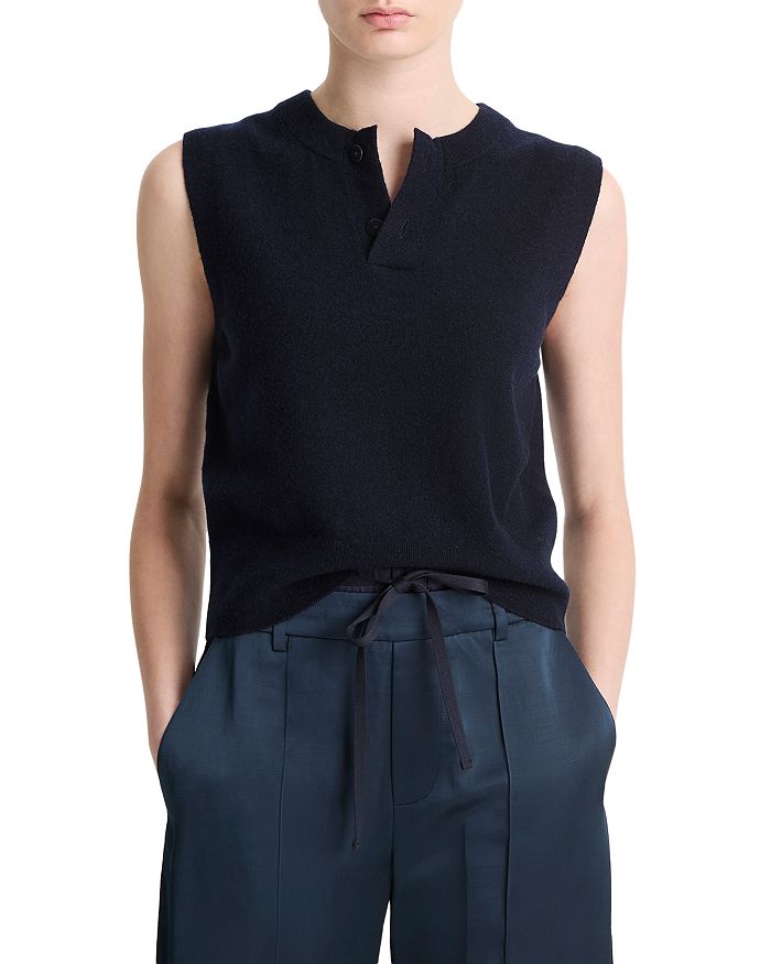 Свитер без рукавов Henley Vince, синий
Свитер без рукавов Henley Vince, синий