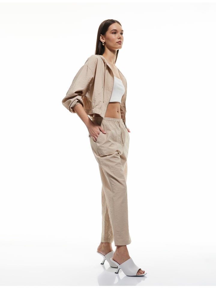 Тканевые брюки KOTON, бежевый
Тканевые брюки KOTON, бежевый