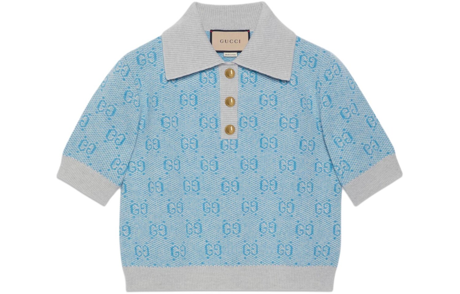 Рубашка-поло женская Gucci, светло-голубой
Рубашка-поло женская Gucci, светло-голубой