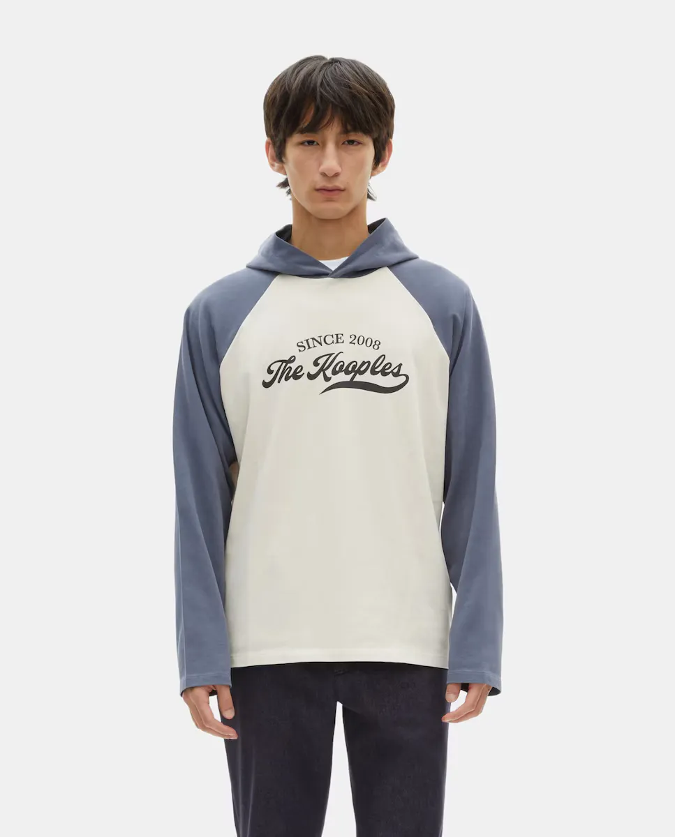 Мужская футболка с длинными рукавами и капюшоном The Kooples, бежевый
Мужская футболка с длинными рукавами и капюшоном The Kooples, бежевый